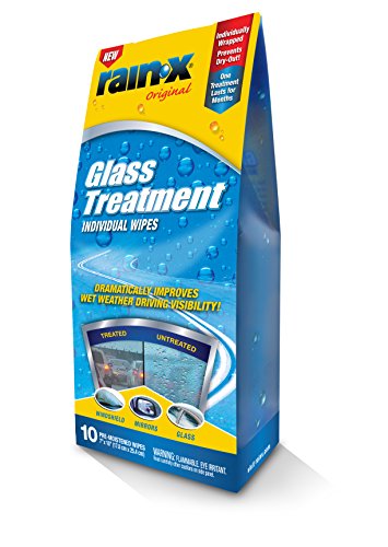 0079118200213 - RAIN-X 630021 ORIGINAL GLASS TREATMENT WIPES