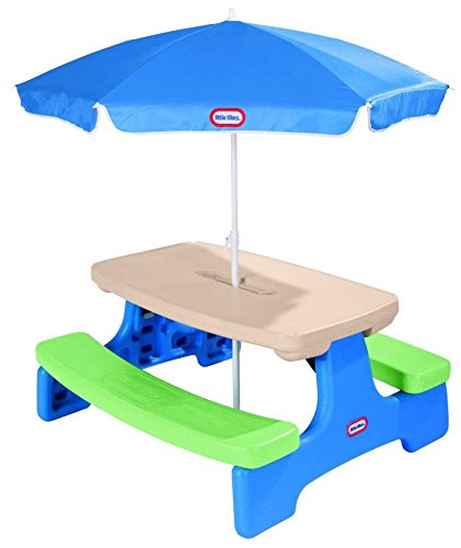0791325005268 - LITTLE TIKES EASY STORE PICNIC TABLE WITH UMBRELLA