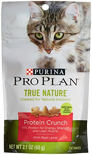 0791435347067 - PURINA PRO PLAN TRUE NATURE PROTEIN CRUNCH BITE CAT SNACKS WITH REAL LAMB AND ADDED TAURINE 2.1 OUNCE PACK