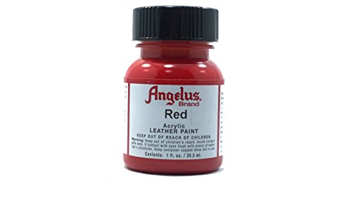0791617401365 - ANGELUS BRAND ACRYLIC LEATHER PAINT FOR CHRISTIAN LOUBOUTIN HEELS ONLY (1FL. OZ. / 29.5 ML.) RED