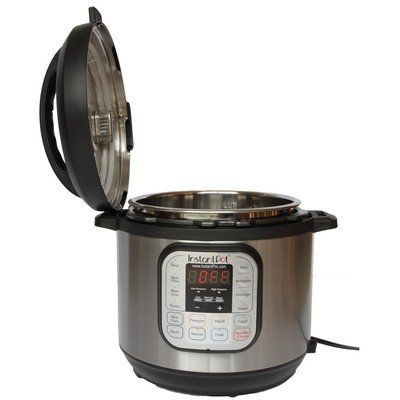 0791769555176 - INSTANT POT IP-DUO50 7-IN-1 PROGRAMMABLE PRESSURE COOKER WITH STAINLESS STEEL COOKING POT AND EXTERIOR, 5QT/900W, LATEST 3RD GENERATION TECHNOLOGY