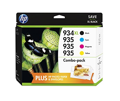 0791836803940 - HP 934XL/935 HIGH YIELD BLACK AND STANDARD C/M/Y COLOR INK CARTRIDGES COMBO PACK