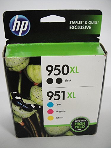 0791836805487 - HP 950XL X2 HIGH YIELD BLACK AND 951XL C/M/Y COLOR INK CARTRIDGES, COMBO 5/PK - F6V12FN#140