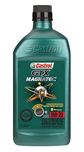 0079191060063 - CASTROL 06006-6PK GTX MAGNATEC 0W-20 MOTOR OIL - 1 QUART, (PACK OF 6)