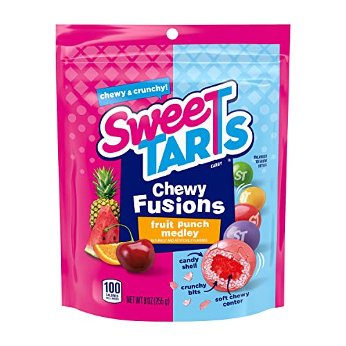 0079200051723 - SWEETARTS CHEWY FUSIONS, FRUIT PUNCH MEDLEY, 9OZ
