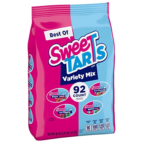0079200076627 - BEST OF SWEETARTS MIXED BAG, TREAT SIZED VARIETY MIX, 92 COUNT