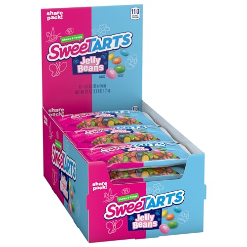 0079200179892 - SWEETARTS EASTER JELLY BEANS SHAREPACK, 12 COUNT