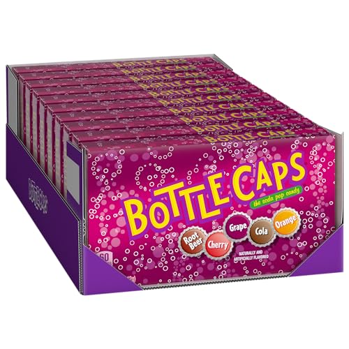 0079200358860 - WONKA BOTTLE CAPS, SODA POP CANDY, 5 OUNCE BOXES (PACK OF 12)