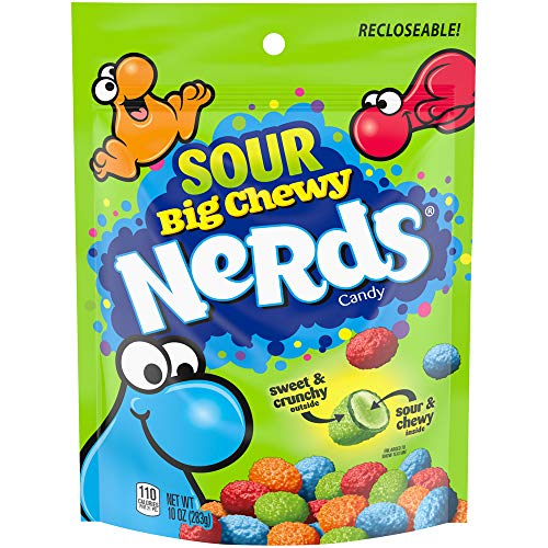 0079200725457 - NERDS BIG CHEWY SOUR CANDY, 10 OUNCES