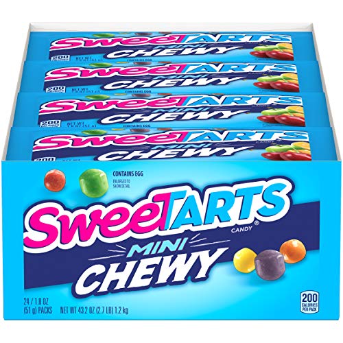 0079200887582 - SWEETARTS MINI CHEWY CANDY POUCH, 1.8 OUNCE, PACK OF 24