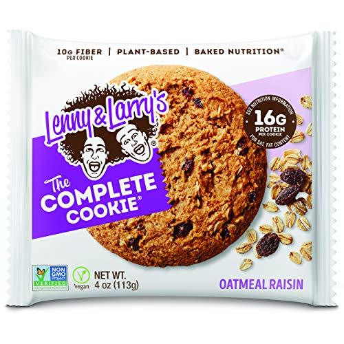0792217498601 - LENNY & LARRYS THE COMPLETE COOKIE, SOFT BAKED OATMEAL RAISIN, 4 OZ, PACK OF 12