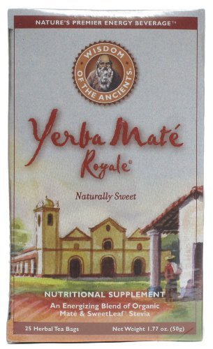 0792217835208 - WISDOM NATURAL BRANDS YERBA MATE ROYALE TEA BAGS 25 BAGS BY WISDOM OF THE ANCIENTS