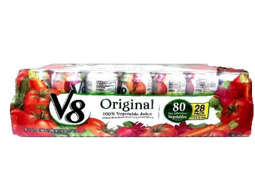 0792220620181 - V8 100% VEGETABLE JUICE, 11.5 OUNCE (PACK OF 28)