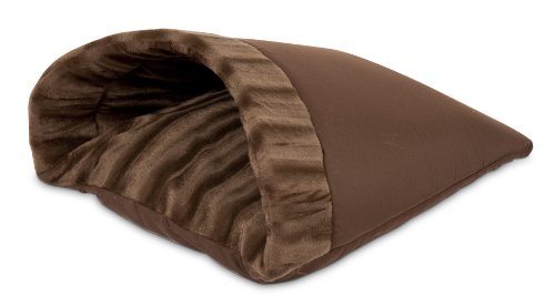 7922315276853 - ASPEN PET KITTY CAVE, 16-INCH BY 19-INCH, CHOCOLATE BROWN