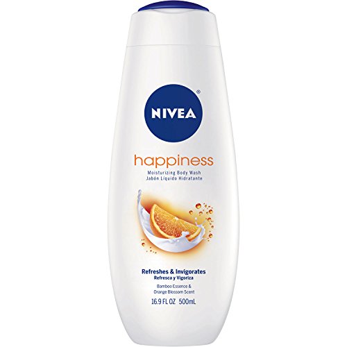 7922470483011 - NIVEA HAPPINESS BODY WASH, ORANGE BLOSSOM, 16.9 OUNCE (PACK OF 3)
