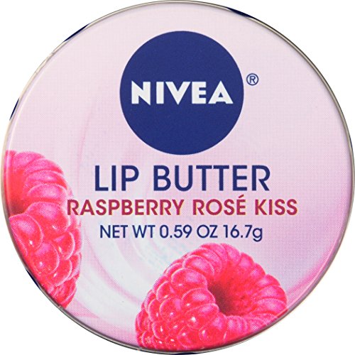 7922470518690 - NIVEA LIP BUTTER LOOSE TIN, RASPBERRY ROSE KISS, 0.59 OUNCE