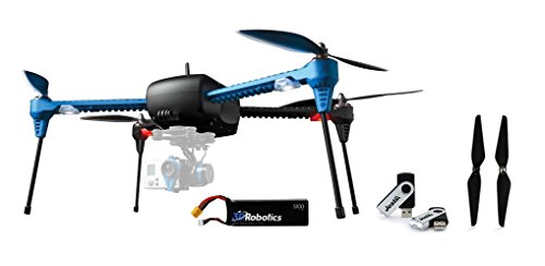 0792273438429 - 3D ROBOTICS IRIS+ MULTICOPTER WITH 5100MAH 3S 8C LITHIUM POLYMER BATTERY, REPLACEMENT PROPELLER SET AND JESTIK 4GB USB DRIVE VALUE BUNDLE WITH 2X 3S BATTERIES AND SET OF PROPELLERS