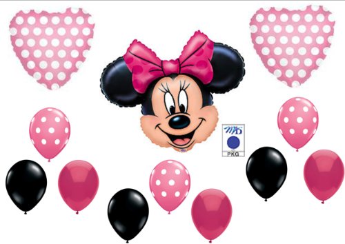 0792273571614 - PINK MINNIE MOUSE BIRTHDAY PARTY BALLOONS DECORATIONS SUPPLIES