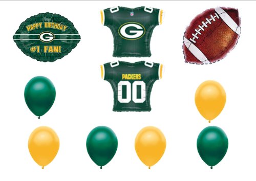 0792273594422 - GREEN BAY PACKERS BIRTHDAY PARTY BALLOONS DECORATIONS SUPPLIES