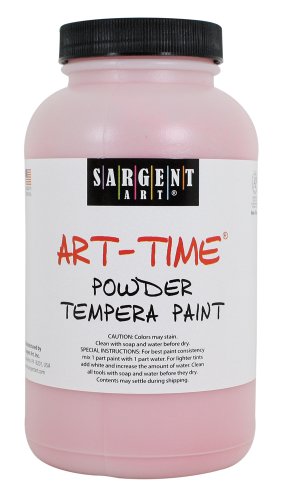0792491405890 - SARGENT ART 22-7120 1-POUND ART TIME POWDER TEMPERA, RED