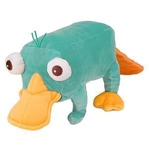 0792491420510 - DISNEY PHINEAS AND FERB - PLUSH MINI BEAN BAG TOY - 10 PERRY