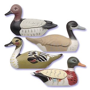 0792491619785 - OASIS SUPPLY ASSORTED COLORS CUPCAKE/CAKE DECORATING TOPPERS, 3-INCH, MALLARD DUCK, SET OF 4