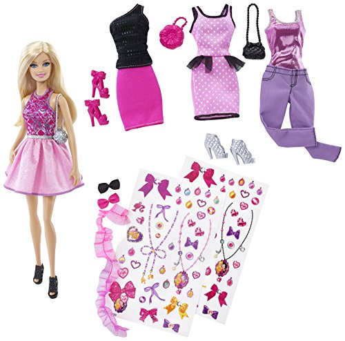 0792491834928 - EXCLUSIVE BARBIE DECORATE FASHION DOLL AND ACCESSORIES BY MATTEL