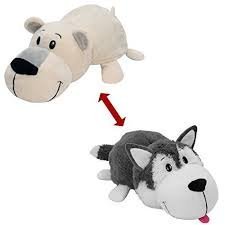 0792736099365 - FLEEPZEES THE 5 BABY FLIPAZOO WITH 2 SIDES OF FUN FOR EVERYONE - EACH HUGGABLE FLIPAZOO CHARACTER IS TWO WONDERFUL COLLECTIBLES IN ONE (HUSKY / POLAR BEAR) BY FLIPAZOO