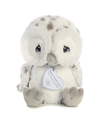 0792736584106 - NIGEL SNOW OWL 8 INCH - BABY STUFFED ANIMAL BY PRECIOUS MOMENTS BY AURORA