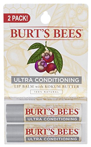 0792850012240 - BURT'S BEES LIP BALM, ULTRA CONDITIONING WITH KOKUM BUTTER BLISTER BOX, 0.3 OUNCE, 2 COUNT