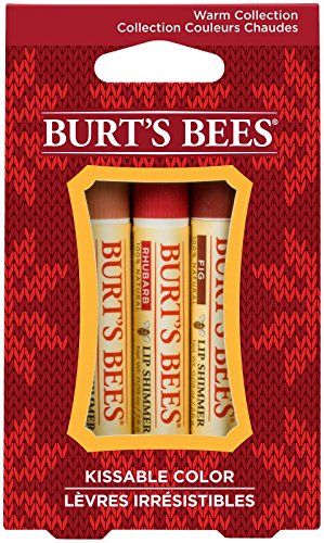 0792850895911 - BURT'S BEES KISSABLE COLOR HOLIDAY GIFT SET, 3 LIP SHIMMER IN GIFT BOX, WARM COLLECTION