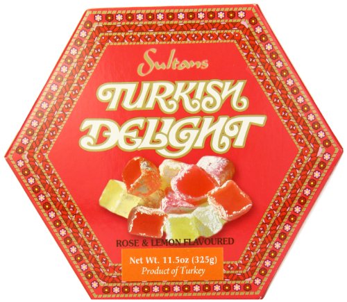 0792851354905 - SULTAN'S TURKISH DELIGHT, ROSE AND LEMON FLAVORED, 11.5 OUNCE BOXES