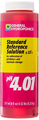 0793094015417 - GENERAL HYDROPONICS PH 4.01 CALIBRATION SOLUTION FOR GARDENING, 8-OUNCE