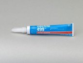 0079340219243 - LOCTITE SUPER BONDER 499 CYANOACRYLATE ADHESIVE - CLEAR GEL 10 G SYRINGE - SHEAR STRENGTH 2610 TO 3770 PSI, TENSILE STRENGTH 1740 TO 3625 PSI