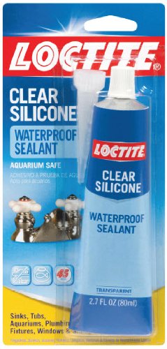 0079340308084 - LOCTITE 908570 ,2.7-OUNCE TUBE CLEAR SILICONE WATERPROOF SEALANT