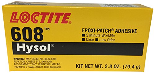 0079340830820 - LOCTITE 398456 CLEAR 83082 608 HYSOL HIGH STRENGTH EPOXY ADHESIVE, 2.8 OZ KIT