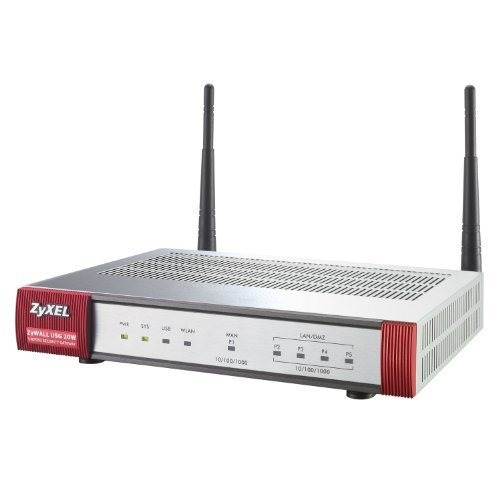 0793426409068 - ZYXEL ZYWALL USG20W 802.11N WIRELESS INTERNET SECURITY FIREWALL WITH 4 GIGABIT LAN/DMZ PORTS, 2 IPSEC VPN, SSL VPN , AND 3G WAN SUPPORT BY ZYXEL