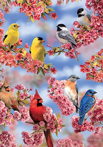 0079346025947 - BUFFALO GAMES - BLOSSOMS AND BIRDS - 300 LARGE PIECE JIGSAW PUZZLE