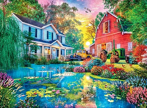 0079346119646 - BUFFALO GAMES - COUNTRY LIFE - OLD COUNTRY FARMHOUSE - 1000 PIECE JIGSAW PUZZLE