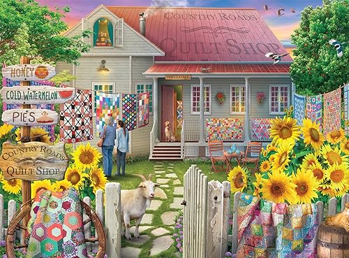0079346119653 - BUFFALO GAMES - COUNTRY LIFE - COUNTRY QUILTS - 1000 PIECE JIGSAW PUZZLE