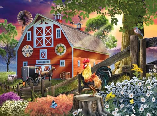 0079346119660 - BUFFALO GAMES - COUNTRY LIFE - MORNING AT THE FARM - 1000 PIECE JIGSAW PUZZLE