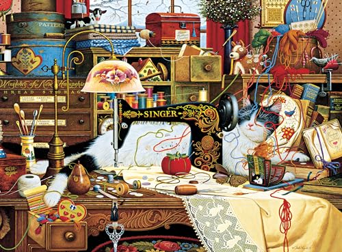 0079346124718 - BUFFALO GAMES - SILVER SELECT - CHARLES WYSOCKI - MAGGIE THE MESSMAKER - 1000 PIECE JIGSAW PUZZLE FOR ADULTS CHALLENGING PUZZLE PERFECT FOR GAME NIGHTS - FINISHED SIZE 26.75 X 19.75