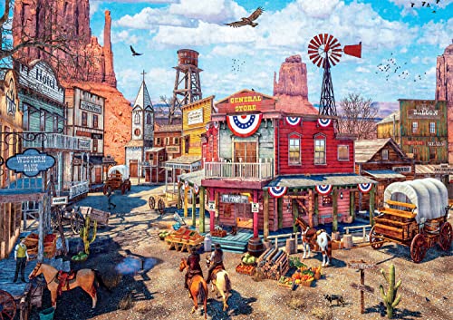0079346332588 - BUFFALO GAMES - COUNTRY LIFE - OLD WESTERN TOWN - 500 PIECE JIGSAW PUZZLE