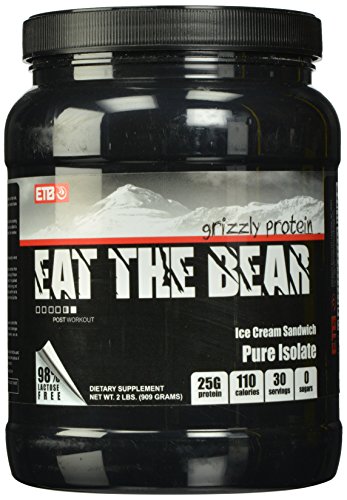 0793573151155 - ETB EAT THE BEAR GRIZZLY PROTEIN, ICE CREAM SANDWICH, 2 POUND