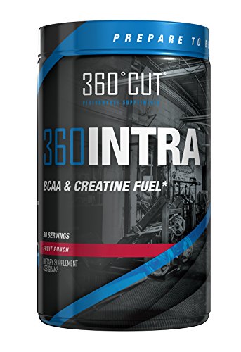 0793573208286 - 360CUT 360INTRA, BCAA & CREATINE FUEL FOR OPTIMAL MUSCLE GROWTH, FRUIT PUNCH, 438 GRAM