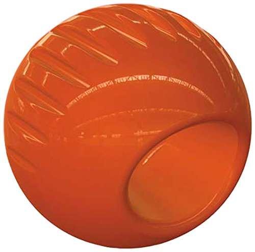 0793573217134 - OUTWARD HOUND KYJEN BIONIC BA-CL206 BALL DURABLE DOG CHEW TOY TREAT TOY, EXTRA LARGE, ORANGE