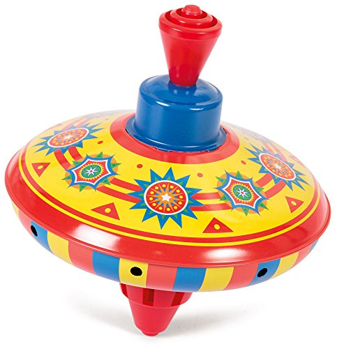 0793631168279 - SCHYLLING LITTLE TIN TOP (COLORS AND DESIGNS MAY VARY) TOY