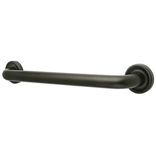 7936623751346 - BRASS CAMELON 18 DECORATIVE GRAB BAR - OIL RUBBED BR FABRICATED FROM SOLID BRASS MATERIAL FOR DURABILITY AND RELIABILITY, 1-1/4 GRIPPING SURFACE ON GRAB BAR, EASY TO INSTALL, 1-1/2 (38MM) WALL CLE