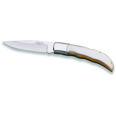 0793676057798 - JOKER NA08USA BULL HORN FOLDING POCKET KNIFE WITH FINGER GROOVES, 3.51-INCH