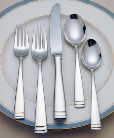 0793842316131 - WATERFORD CONOVER 18/10 STAINLESS STEEL 65-PIECE SET, SERVICE FOR 12 BY WATERFORD FINE FLATWARE